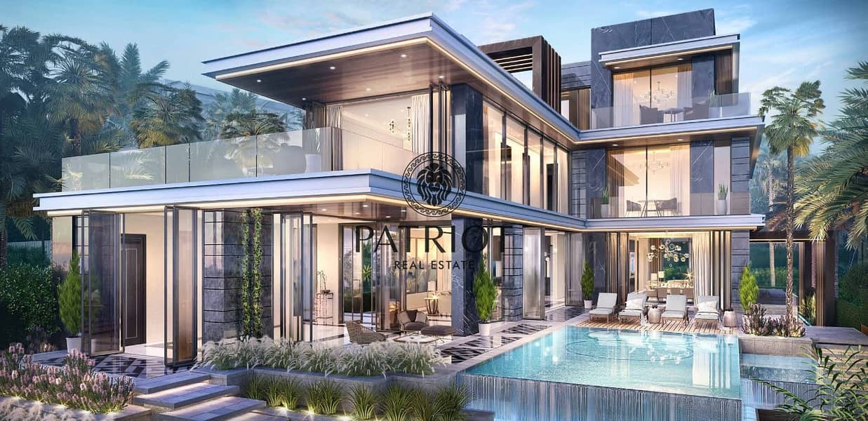 Luxury 7 Bedroom Villa | Lagoon Facing | Prime DAMAC Lagoons