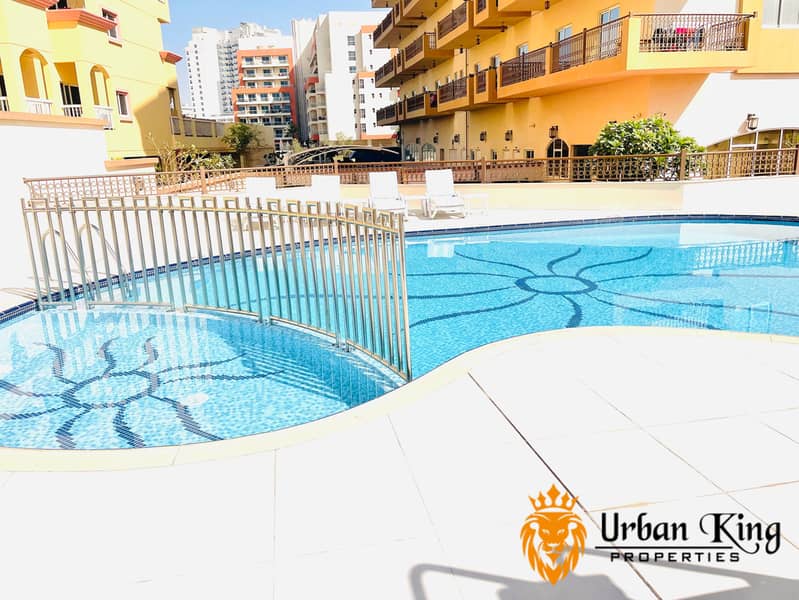 A/C DEWA / Ready To Move / Studio Apt With Balcony For Family