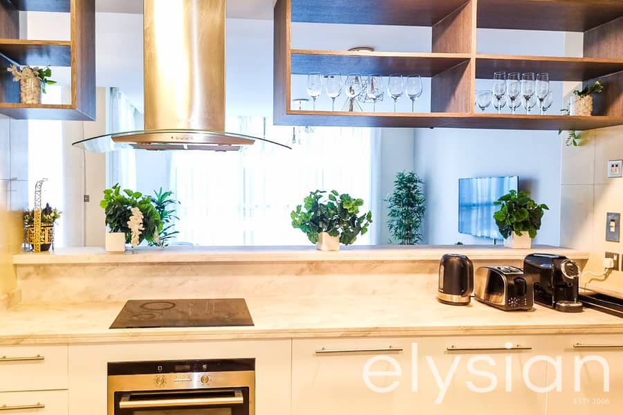 Furnished Unit I Two Balconies | Maids Room