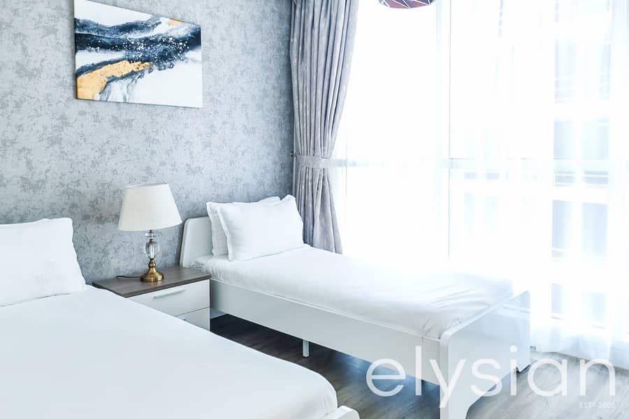 Furnished Unit I Two Balconies | Maids Room