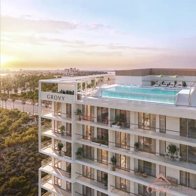 1 Schlafzimmer Wohnung zum zum Verkauf in Dubai Land Residence Complex (DLRC), Dubai - Pool3_Facade (1). jpg