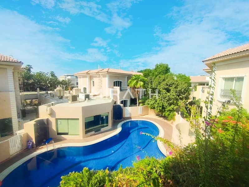 Elegant 5BR + maid's room | Shared Pool | Garden