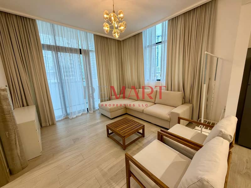 Furnished 2-Bedroom Apartment | Azizi Riviera | Prime Location