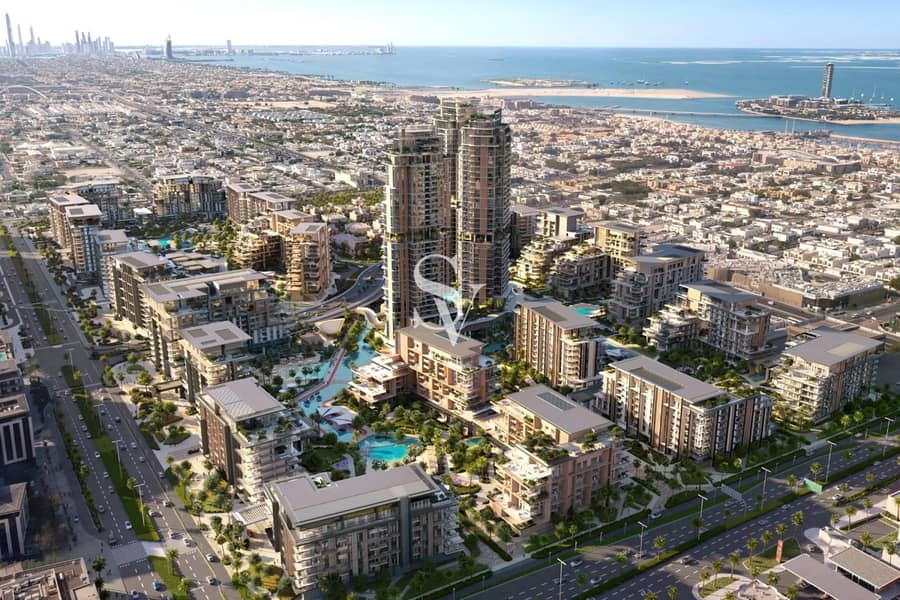 Direct Lagoon Views | Luxury 2BR | City Walk Beach - Image 13