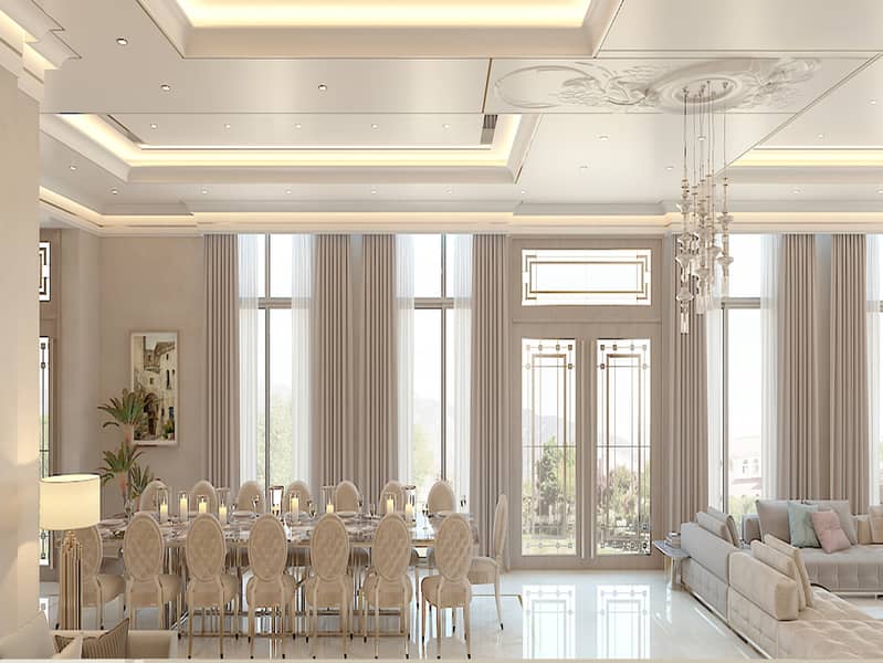 2 Majlis | 12 Parkings | 15 Rooms | Unfurnished