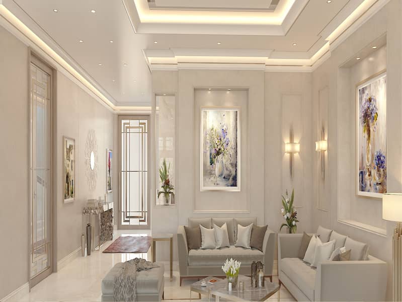 2 Majlis | 12 Parkings | 15 Rooms | Unfurnished