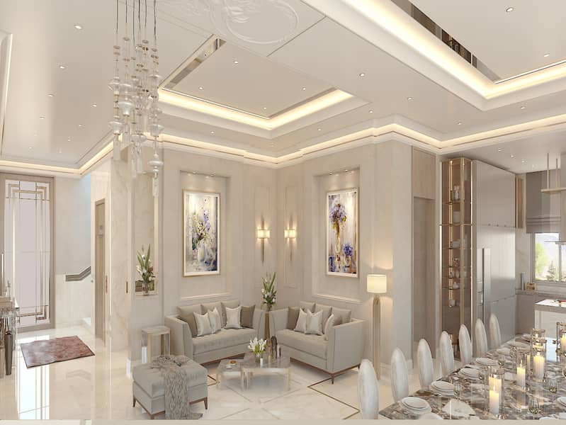 2 Majlis | 12 Parkings | 15 Rooms | Unfurnished