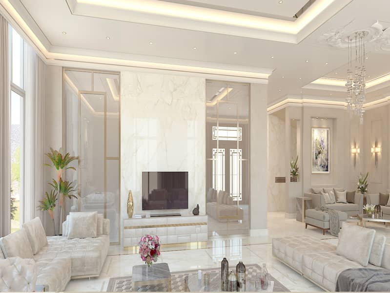 2 Majlis | 12 Parkings | 15 Rooms | Unfurnished