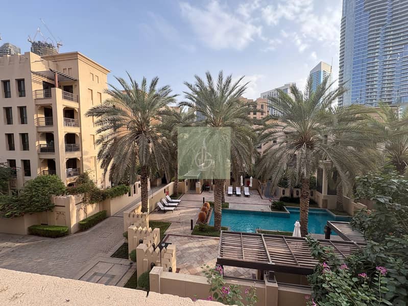 Spacious 2 Bedroom Apartment | BLVD And Pool View| Dubai