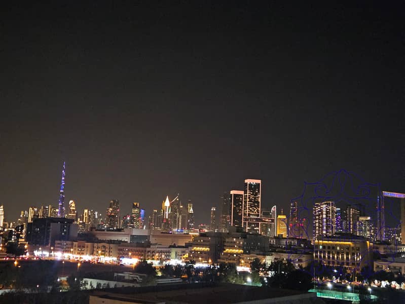 Stylish 3BR + store room burj khalifa Dubai frame view prime location oud metha