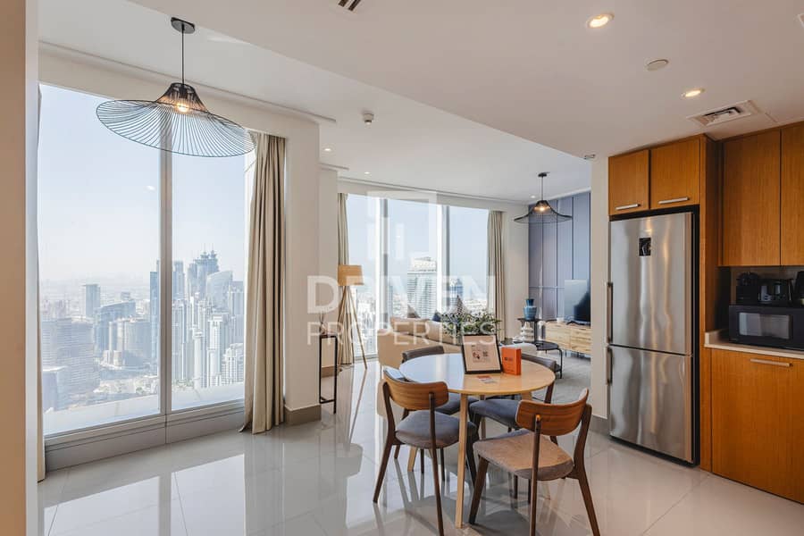 Fully Furnished | Elevated Unit | Vacant