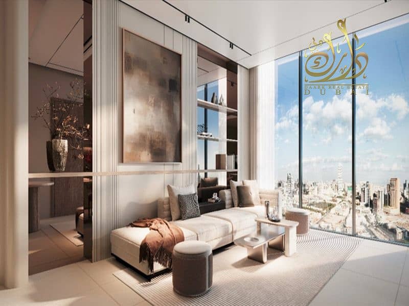 Fully furnished| 1 % Monthly| Beach pool| High Floor | Lowest Price