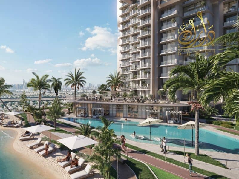 Fully furnished| 1 % Monthly| Beach pool| High Floor | Lowest Price