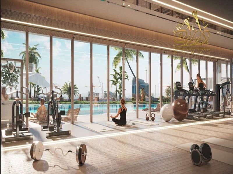 Fully furnished| 1 % Monthly| Beach pool| High Floor | Lowest Price