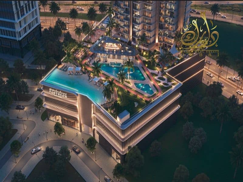 Fully furnished| 1 % Monthly| Beach pool| High Floor | Lowest Price - Image 11