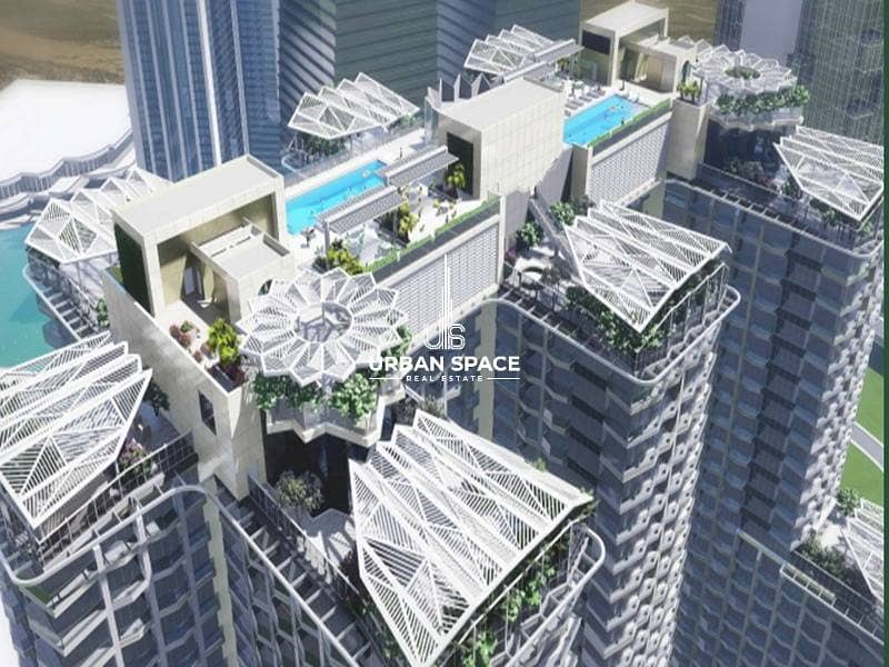 Stylish Apartment with Lake view .