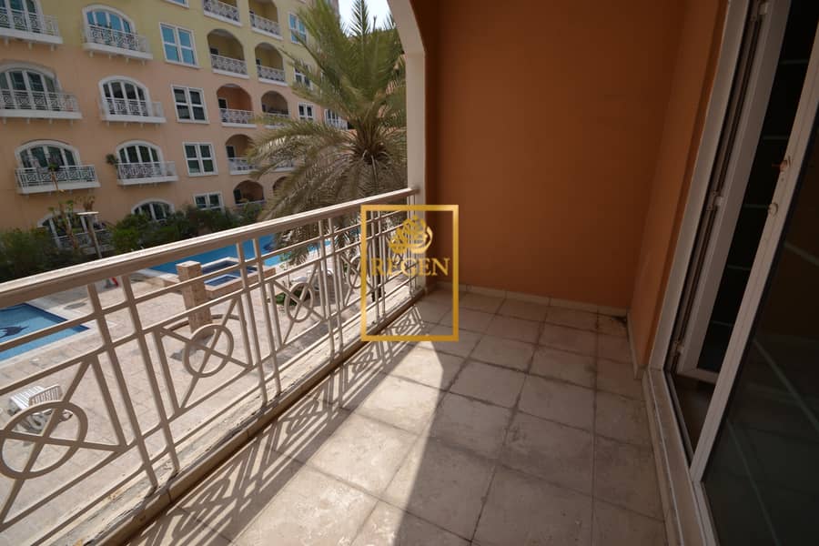 Vacant | Pool View | 2 BR Apartment with Maid's Room - Image 15
