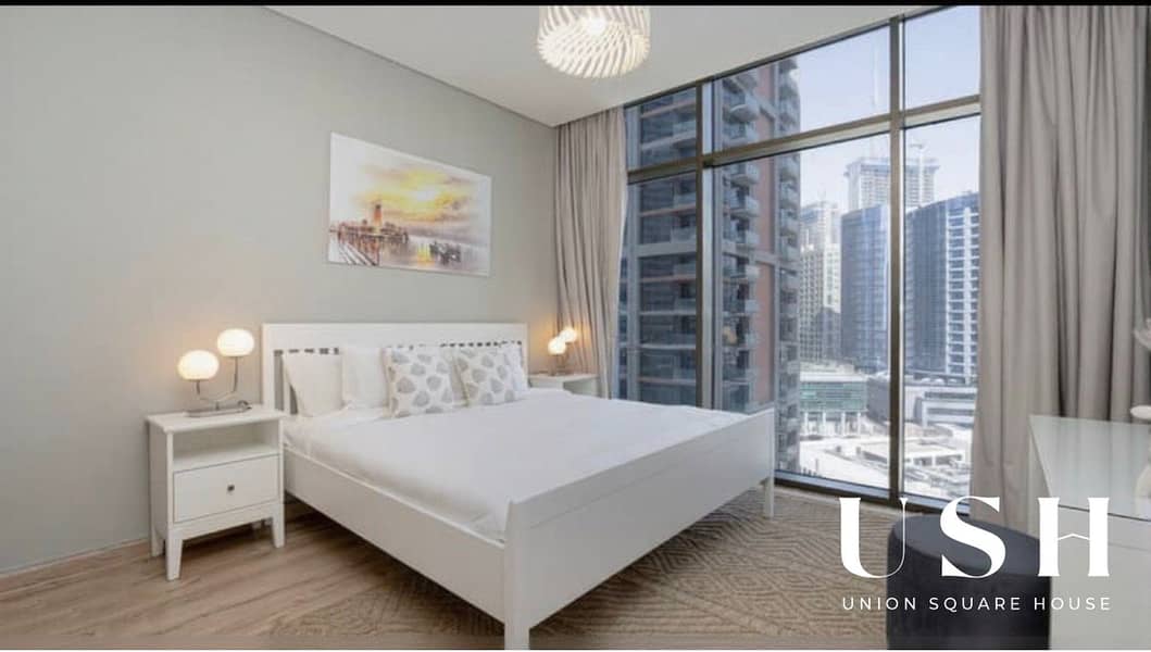 Modern 2BR | Peninsula One | Business Bay