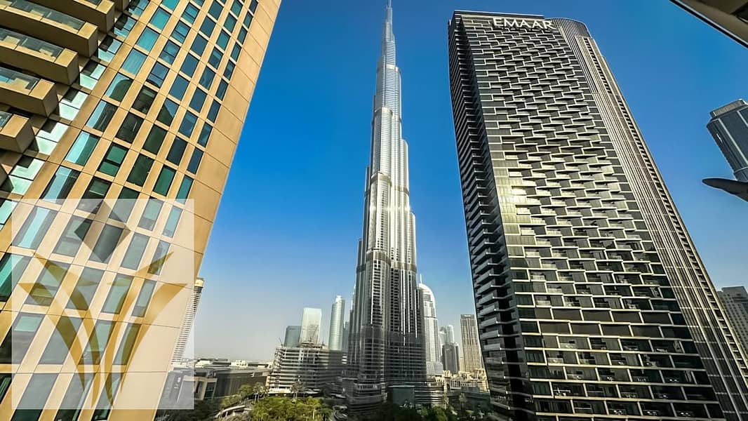 Luxury 3BHK + Maid | Full Burj Khalifa View