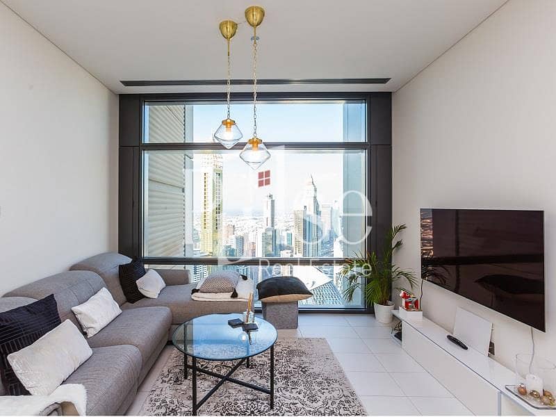 Spacious 1BR Layout | DIFC and Sea Views