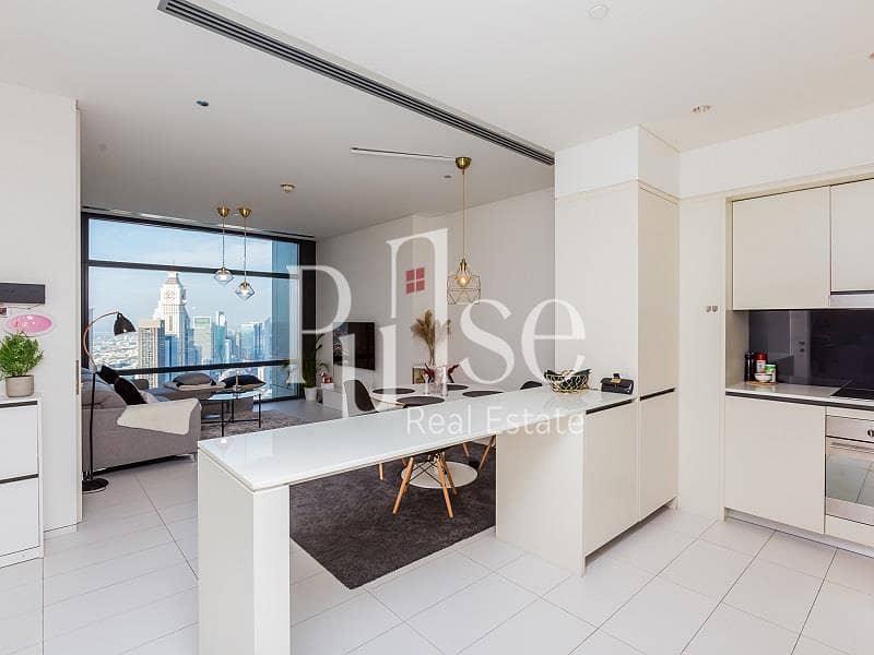 Spacious 1BR Layout | DIFC and Sea Views