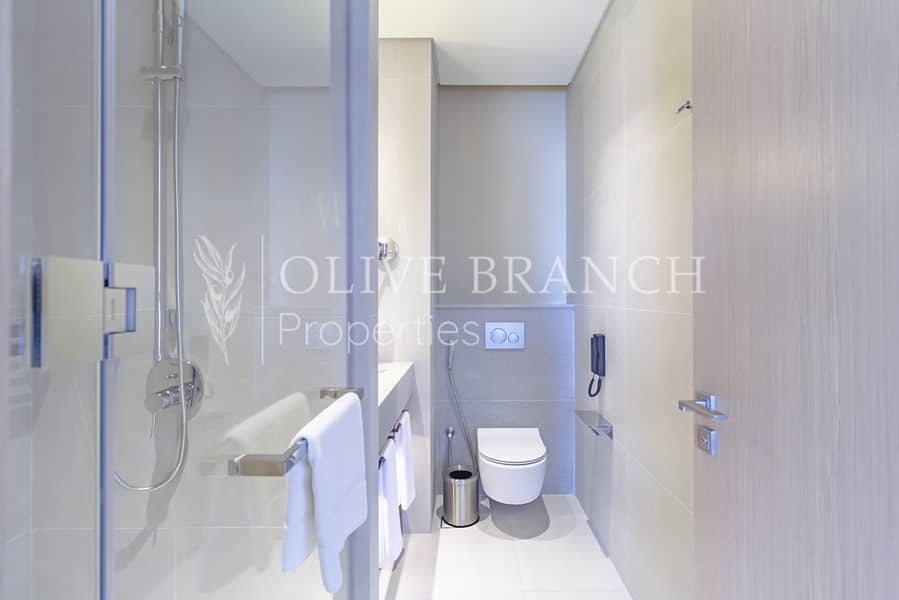 Full Burj Khalifa View | Furnished | Serviced - Image 13