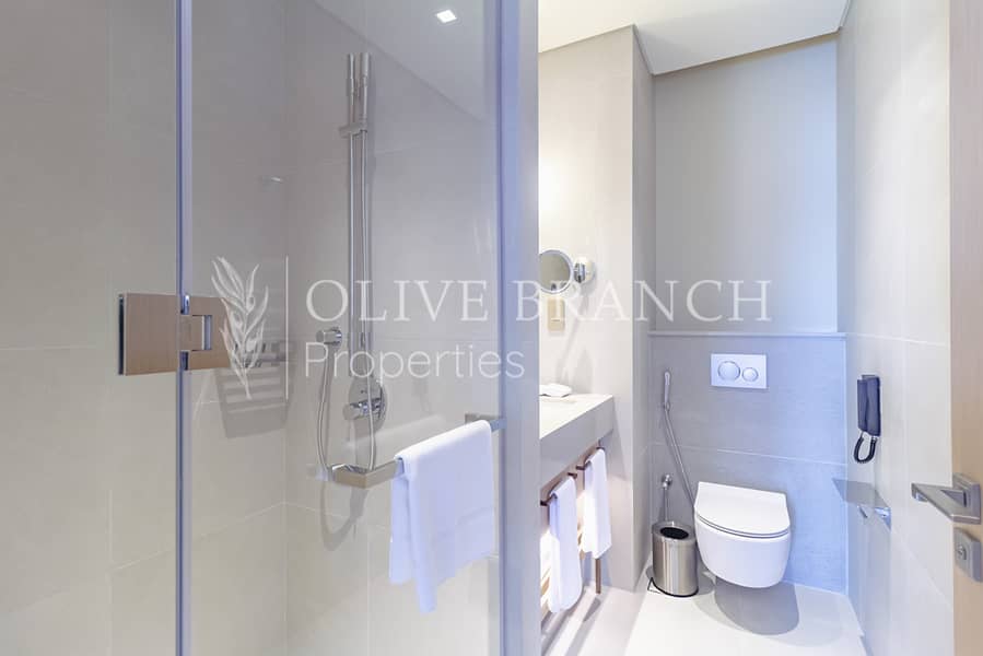 Full Burj Khalifa View | Furnished | Serviced - Image 14