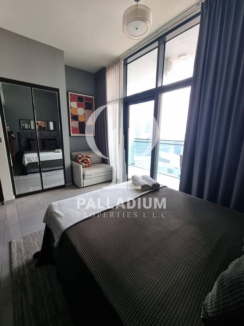 Fully Furnished Studio for Rent in Merano Tower, Business Bay | AED 70,000