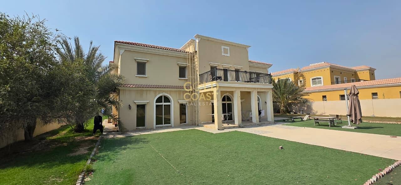 Palatial 7BR Standalone Villa | Huge Terrace and Backyard | 80,000 Sq. Ft Plot | Al Barsha 3 | Vacant and Ready to Move in