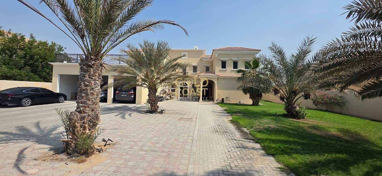 Palatial 7BR Standalone Villa | Huge Terrace and Backyard | 80,000 Sq. Ft Plot | Al Barsha 3 | Vacant and Ready to Move in