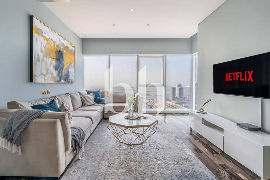 Fendi Design Furnished | DeluxeSeaView | High Flr