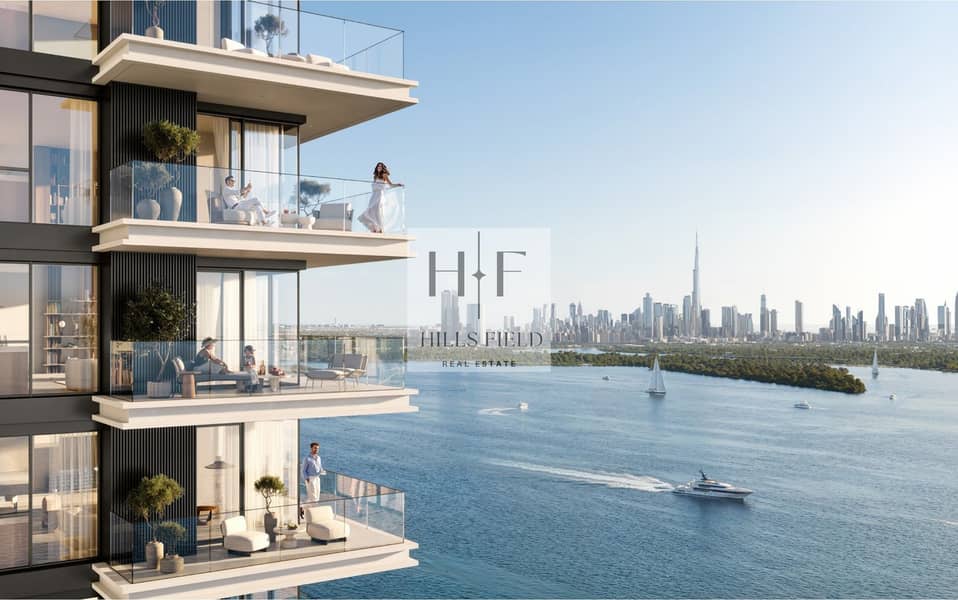 High Floor | Direct Creek Tower and Mall View | 37K AED to Book | Waterfront Tower