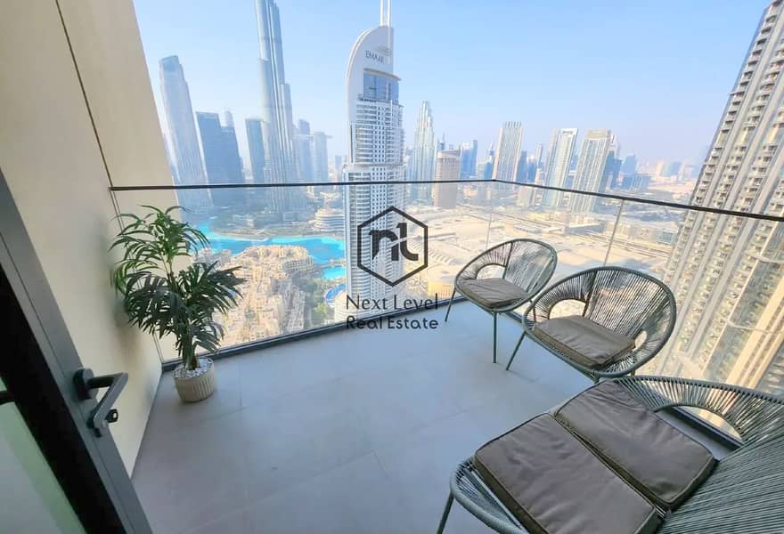 Fully Furnished 3-BHK + Maid | High Floor | Full Fountain & Burj Khalifa View - Image 13
