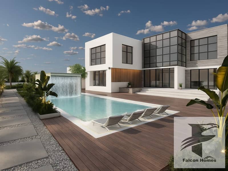 Contemporary | Brand-New 6BR Villa with Pool | Huge Plot