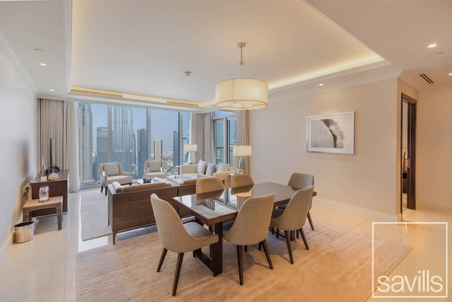 Full Burj View | Vacant | Serviced Apartment