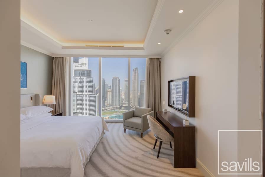 Full Burj View | Vacant | Serviced Apartment