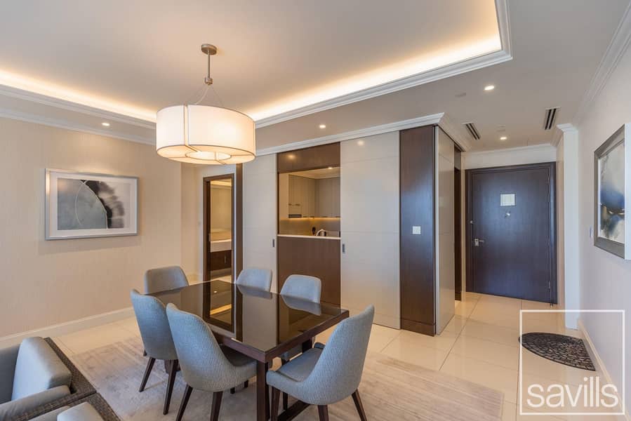 Full Burj View | Vacant | Serviced Apartment - Image 7