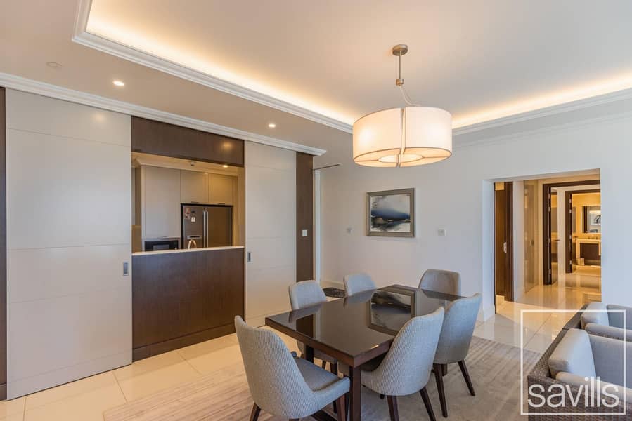 Full Burj View | Vacant | Serviced Apartment - Image 9