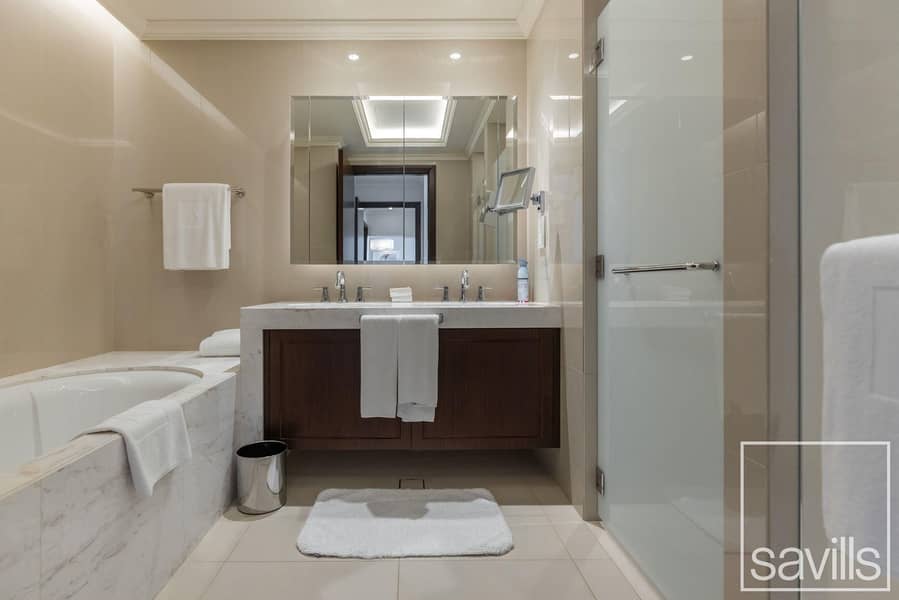 Full Burj View | Vacant | Serviced Apartment - Image 10