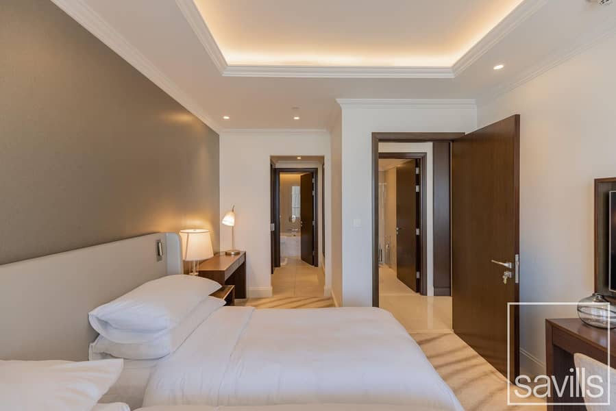 Full Burj View | Vacant | Serviced Apartment - Image 16