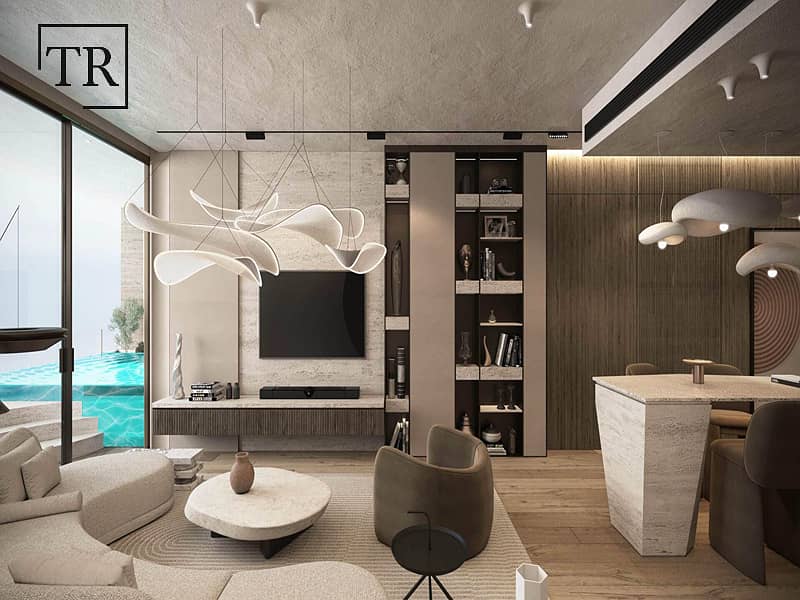 Semi Furnished | Direct Lagoon Views | Study+Pool - Image 7