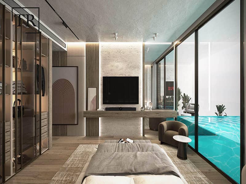 Semi Furnished | Direct Lagoon Views | Study+Pool - Image 10