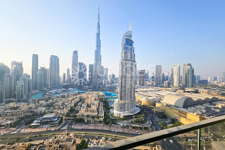 Burj Khalifa View | Fully Furnished | Vacant