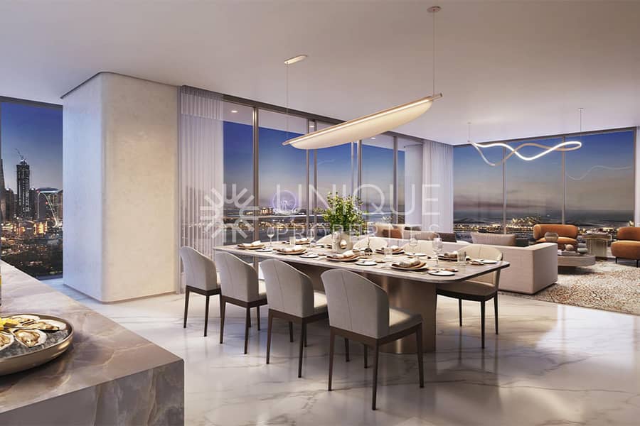 High Floor | Waterfront Living| Dubai Eye View - Image 9