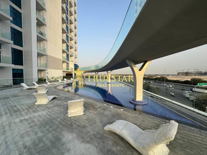 BRAND NEW MODERN FINISH 1BHK TOP FLOOR WITH AMENITIES SKYZ BY DANUBE - Image 11