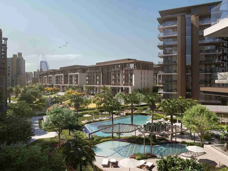 Burj Al Arab View | High Floor | Spacious 3BR - Image 11