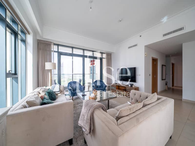 Corner 2BR | Furnished | Golf Course and Lake View