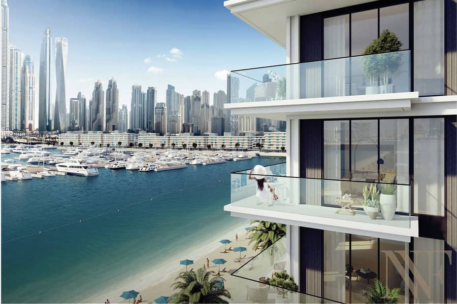 Luxury Beach Mansion | Partial Sea & Full Pool View | Handover soon