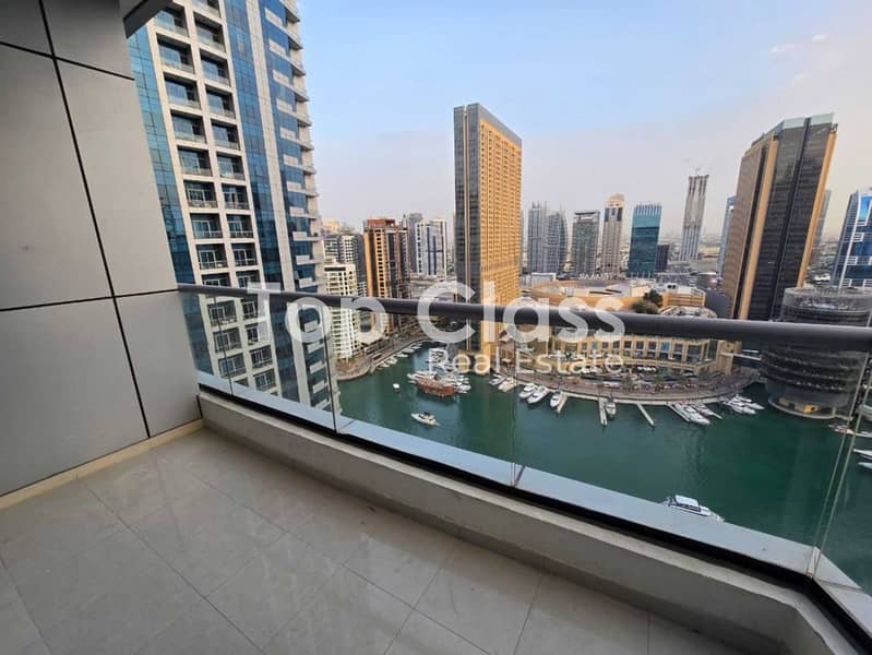 Spacious 1Bedroom | Full Marina View | Unfurnished - Image 9