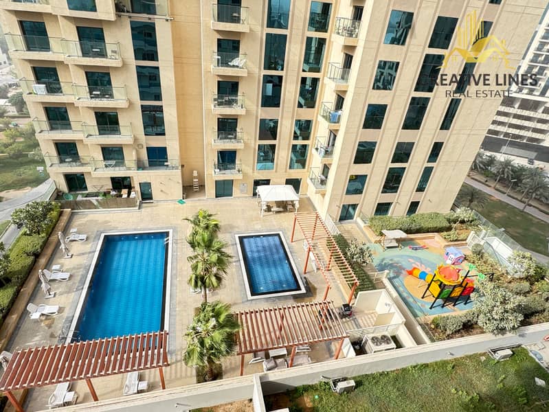 LUXURY SPACIOUS MODERN 1 BEDROOM APPARTMENT/ SAMI CLOSE KITCHEN // POOL VIEW// READY TO MOVE